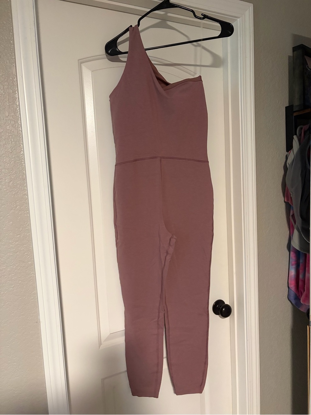 Old Navy One-Shoulder Mauve Jumpsuit